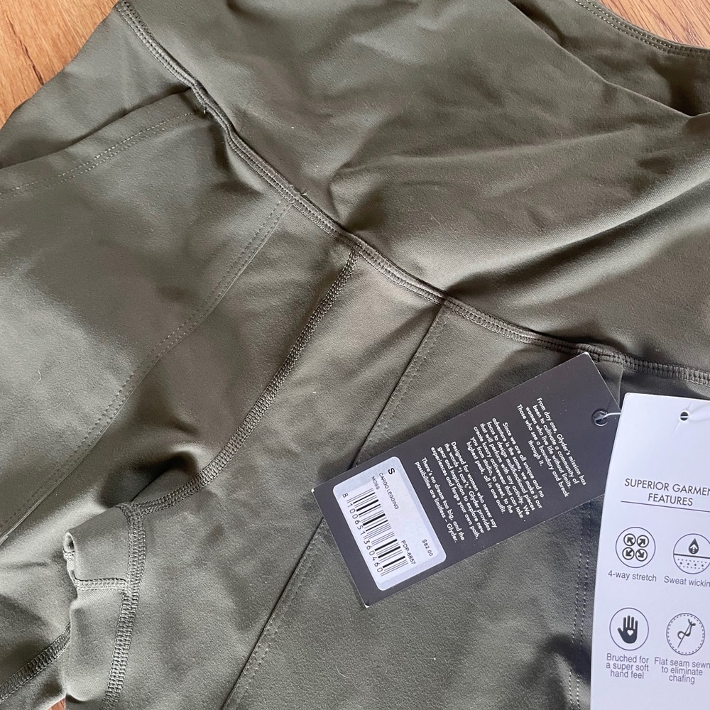 Glyder Olive Green Active Leggings - Picture 3 of 3